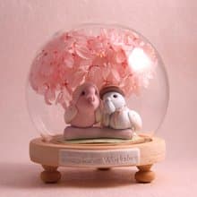 情人節小禮品,結婚小鳥系列,內有LED燈效,最貼心的情人節禮物