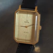 OMEGA オメガ DE VILLE エメラルド ウォッチ 腕時計 ゴールド ブラック ユニセックス ヴィンテージ