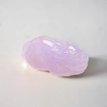 【招財神獸】冰種紫羅蘭翡翠三腳蟾蜍|戒面|天然緬甸玉翡翠|送禮