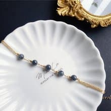 天然緬甸玉翡翠 烏雞種 雙鍊款 手鍊 禮物 天然石 氣質