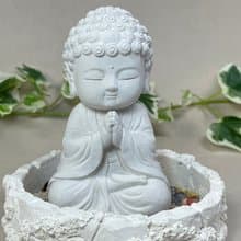 神明公仔 淨念吉祥小佛之順德 中盤套組 水泥 佛 宗教