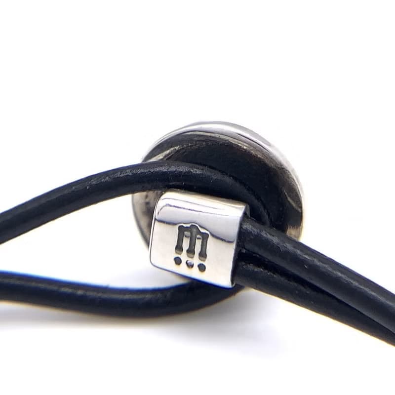 メンズ レザーブレスレット/シルバー925 牛革/シルバーアクセサリー 日本製/送料無料/男性へのプレゼント/RE21