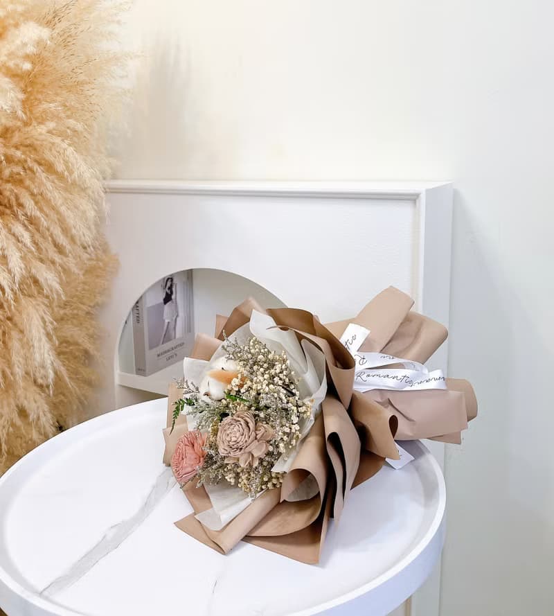 M號【畢業花束】乾燥花束 乾燥花 畢業花束 情人節花束 畢業禮物
