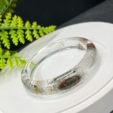 高品質 四季幽靈水晶手鐲 57MM 晶體冰透天眼 異象石英 招財富足