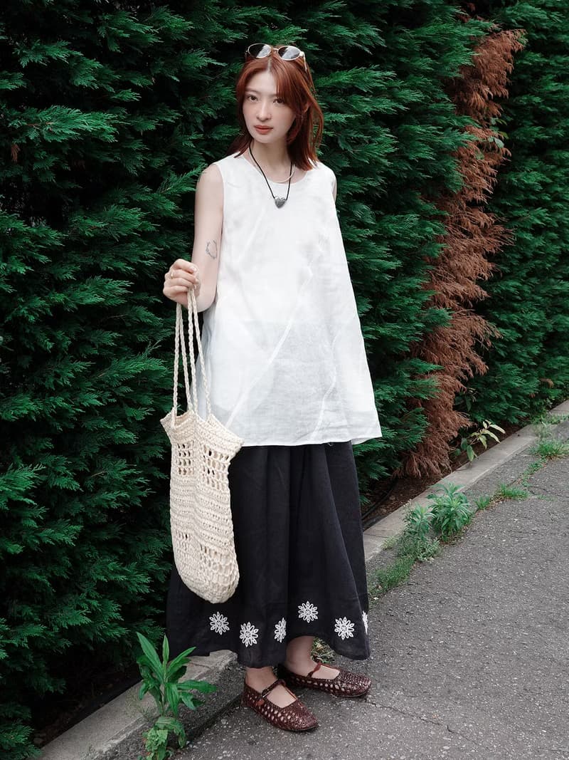 解構無袖小衫|襯衫|兩色|夏款|Sora-1858
