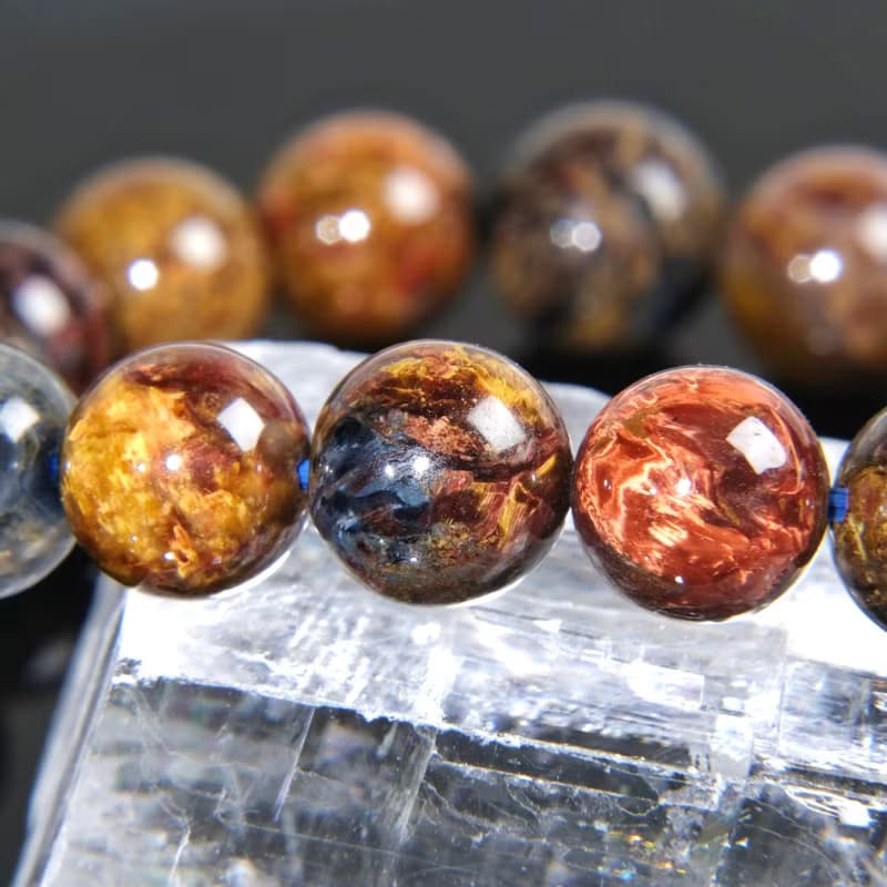 一圖一物│#638 多彩彼得石水晶手鍊 10mm 勇氣自信 開運 禮物