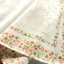 Royal Copenhagen Vintage Handkerchief Floral 23 x 22.5 inches