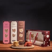 巧克力雲莊-起司夾心餅(經典煙燻/可可高達/草莓藍紋)