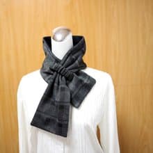 可調式短圍巾.scarf 保暖圍脖 雙面雙色 大人.小孩均適用
