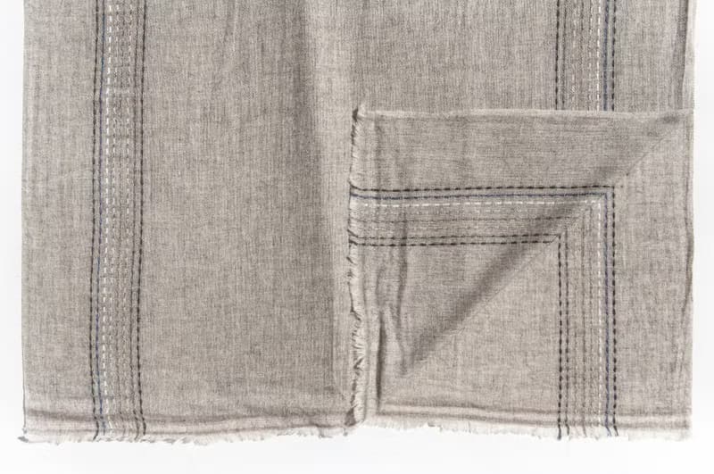 喀什米爾Cashmere 針織圍巾 純羊毛圍巾 手織圍巾 編織圍巾-法國