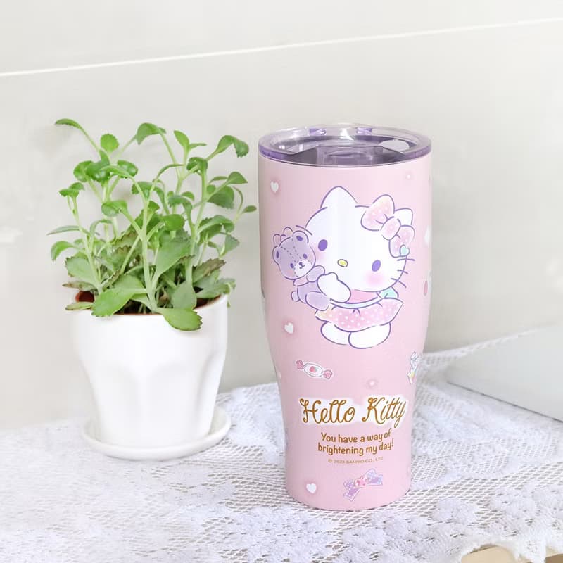 【HELLO KITTY】不鏽鋼真空酷樂杯 冰霸杯900ml- 二款可任選