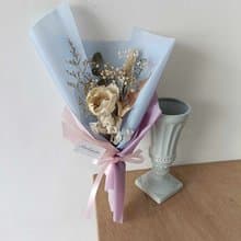 畢業花束禮物 香水瓶金莎愛心型永生玫瑰花束情人節生日告白求七