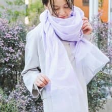 輕柔渲染的圍巾 | 薰衣草紫