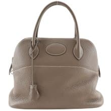 【日本直送】エルメス HERMES ボリード31 ハンドバッグ 029812CK-18 トリヨンクレマンス エトゥープ  レディース【中古】