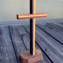 福音商品 手作木作 實木十字架 基督家庭必備單品 受洗禮物 現貨