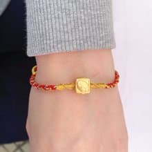 幸運生肖三合銀珠新年手繩 -已開光