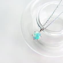 星河 | 蛋白石項鍊 / 歐泊 / Opal / 逐夢系列 | 天然寶石項鍊