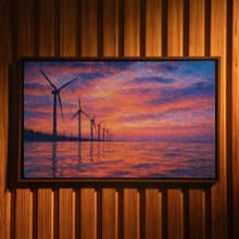 富饒臺灣-高美暮影【壁虎拼圖】