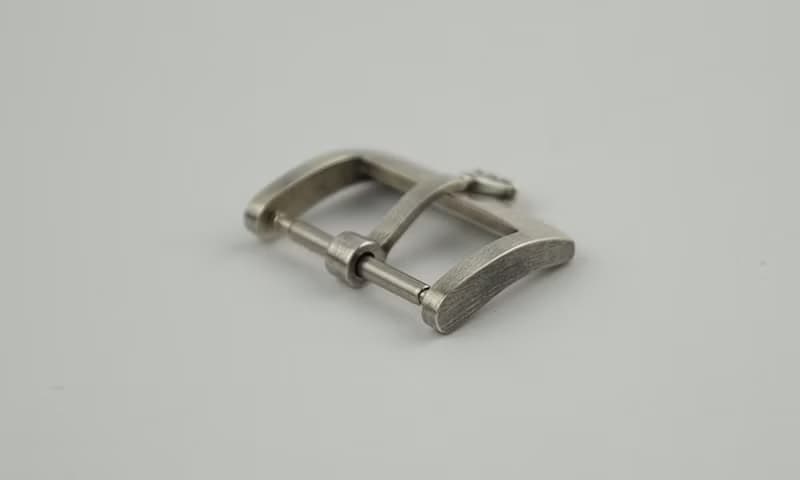 925純銀拉絲做舊表扣適用於勞力士表帶水鬼針扣手錶配件