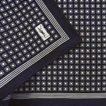 Yves Saint Laurent Vintage Handkerchief Square Dot 18 x 18 inches