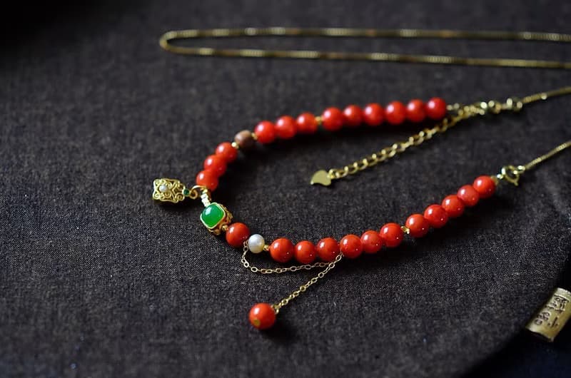 10mm天然川料南紅瑪瑙 碧玉和田玉蓮蓬設計單圈手串手鍊s