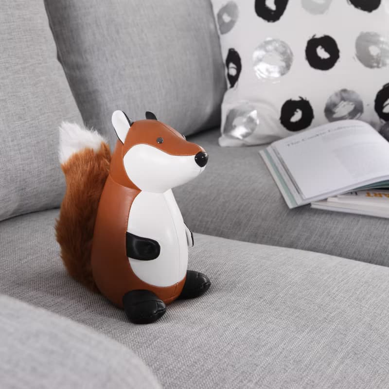 【紙鎮】狐狸 Fox 皮革動物造型擺飾 | 入厝禮物 質感小物
