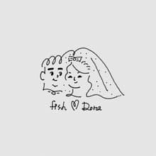 線條感似顏繪* 婚禮logo/婚禮動畫/父親節/全家福/情人/寵物