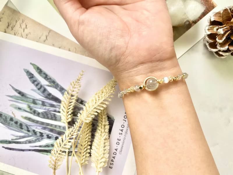 拉長石手鍊 拉長石 拉長石飾品 天然石手鍊 天然石手鍊 手作飾品