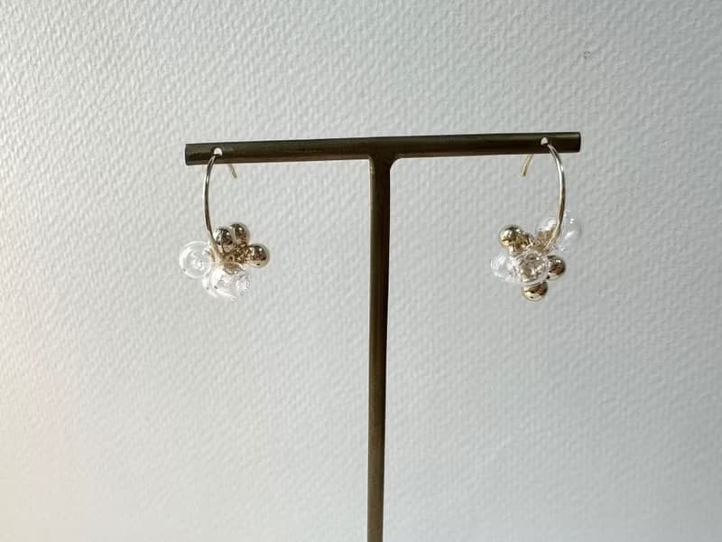Pinkoi 限定玻璃果子勾耳環