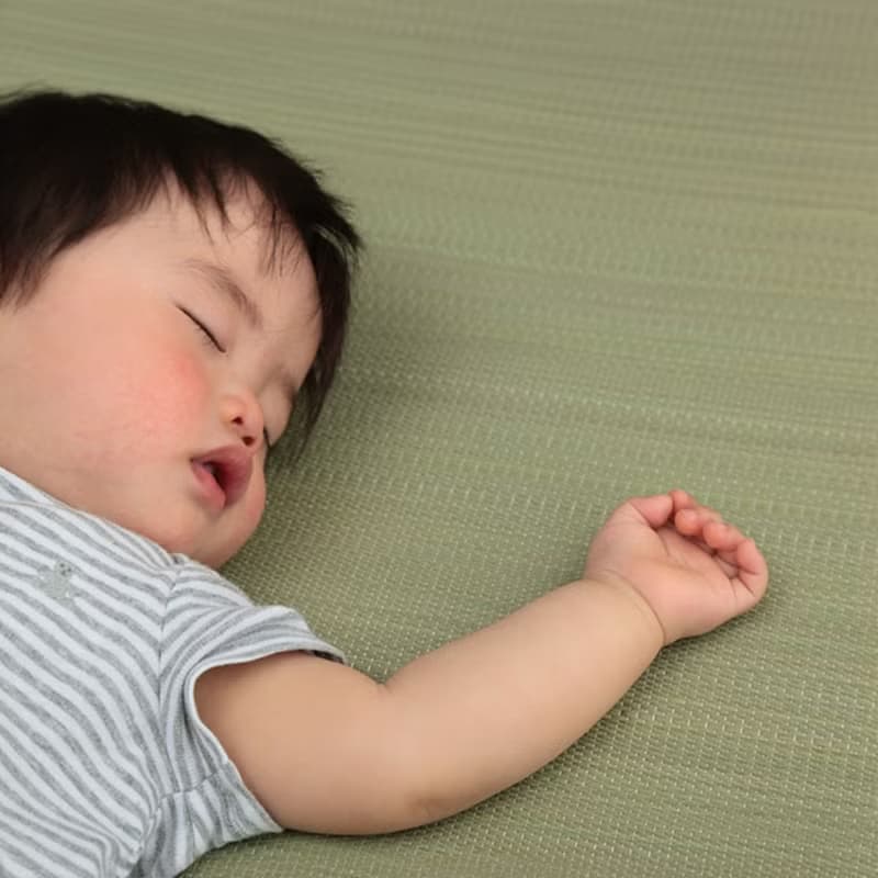 【透氣清爽】嬰幼兒藺草蓆Nino 揮別悶熱汗臭 天然親膚不夾肉