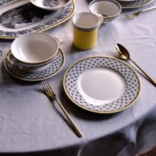 德VB │奧頓系列組合-單人副餐杯碗盤4件組(2款可選)