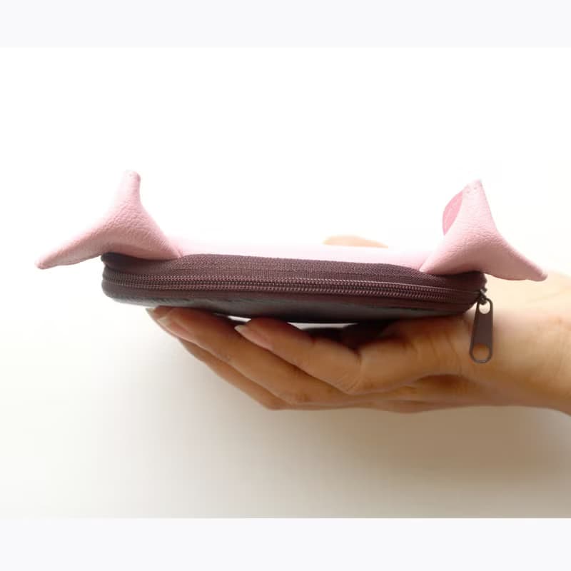 【雙11折扣】Pig coin purse ,small synthetic leather wallet bag with zip.various card