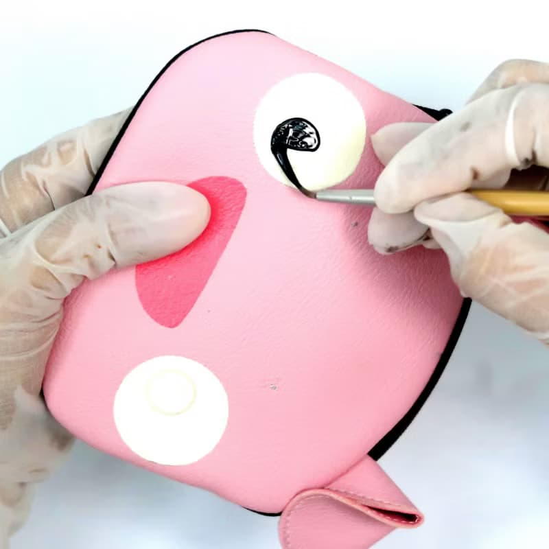 【雙11折扣】Pig coin purse ,small synthetic leather wallet bag with zip.various card
