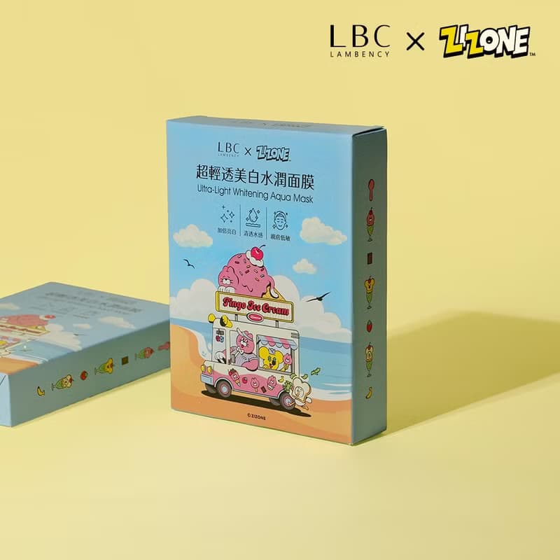 LAMBENCY x ZIZONE 夏日冰淇淋聯名系列 - 超輕盈美白保養套組