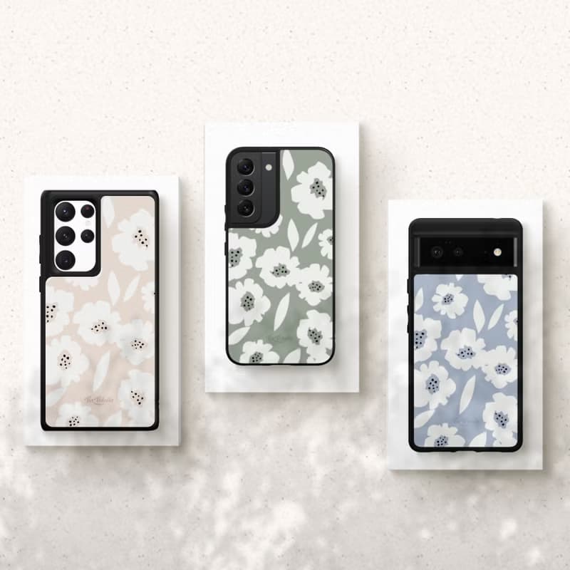 小白花∣犀牛盾軍規防摔∣SolidSuit防摔背蓋手機殼