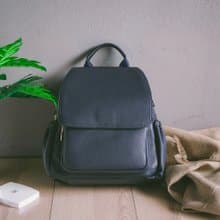 真皮俏麗質感後背包 1938 藍M