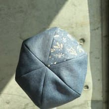 humming-刺繡貝蕾帽  禮物 禮盒 手工