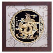 升遷榮調祝賀禮品│祥龍獻瑞│金箔畫│畢業禮物
