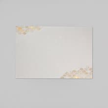 餐具 御膳墊紙 小紋青海波 5入