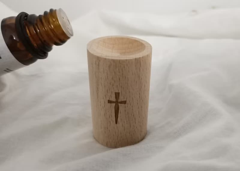 十字架原創薰香香氛櫸木擴香木/幸福小組/福音禮品/基督/受洗禮物