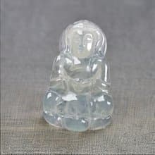 冰種翡翠觀音菩薩 | 天然緬甸玉A貨翡翠 | 送禮