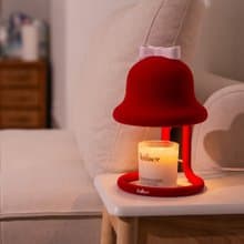 絨絨鈴鐺造型燈|雙配件| - 緋紅