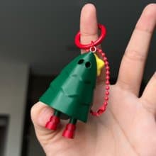 Zou X'mas Keychains - Darkgreen body red shoe