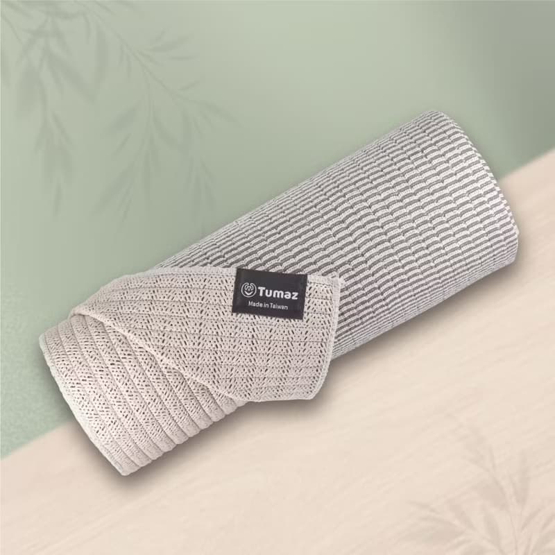 買一送一(贈粉色束口袋)天然竹炭瑜珈舖巾 吸汗止滑