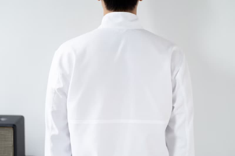 Blue & J Natural Cotton Shirt Black Buttons Minimal White Men Shirt - White