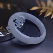 財水|夢幻細糯冰淡藍完美平安手鐲|緬甸A貨翡翠#59.5#22.5