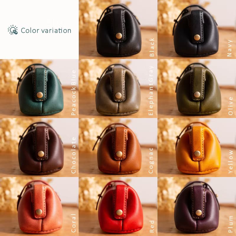 Paka-glass Slim #Navy イタリアンレザーの眼鏡ケース【入学祝】【就職祝】【カスタム可能なギフト】