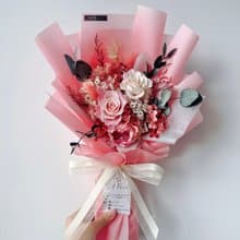 中型永生花束 韓式花束/告白花束/生日花束/情人節花束