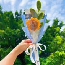 手作鉤織陽光問候向日葵花束