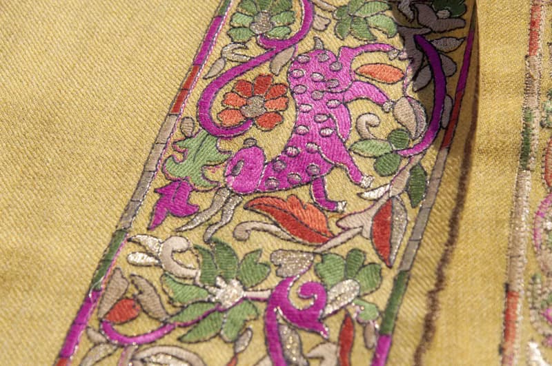 手織圍巾 編織圍巾 保暖毛毯 羊絨毯 刺繡毛毯 喀什米爾Cashmere/羊絨圍巾/純羊毛圍巾披巾/戒指絨披肩-刺繡動物